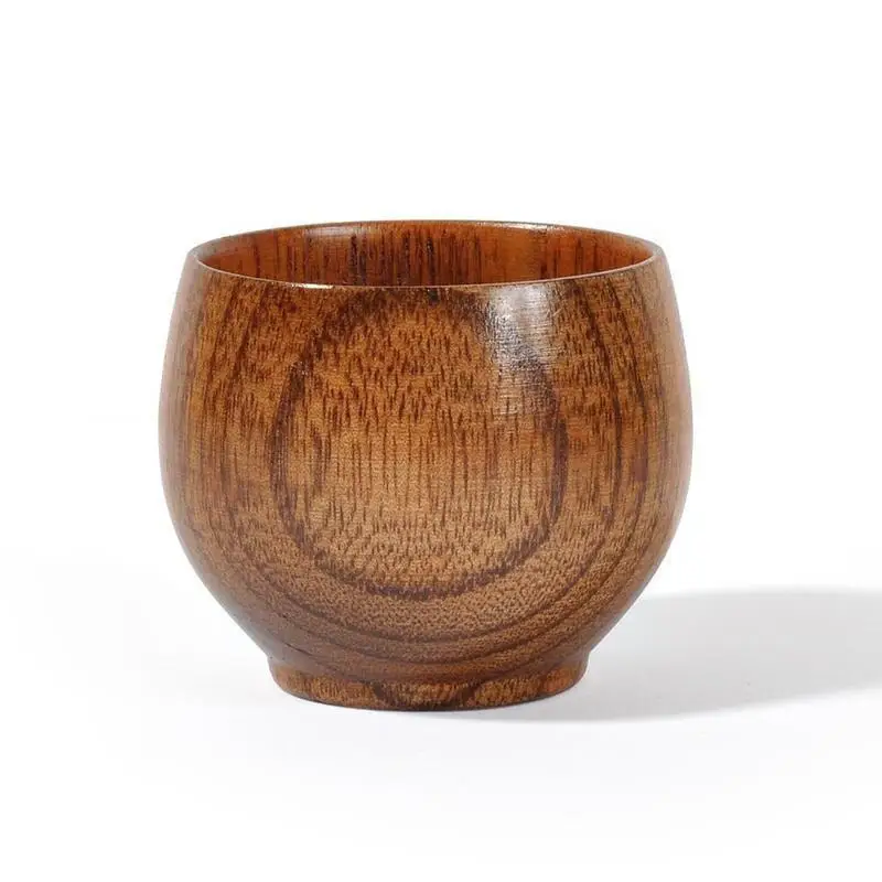 Деревянная чашка деревянная для кофе чая пива сока молока воды маленький чай