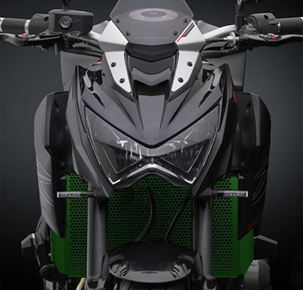 

For KAWASAKI Z1000 Ninja1000 Versy 1000 Z1000SX Z800 E Z750 Radiator Guard Tank Grille Shield Engine Cooler Protector Mesh Cover