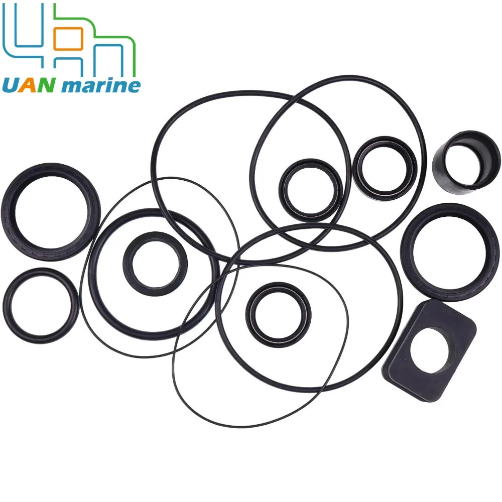 Комплект уплотнений нижнего блока передач лодочного двигателя 3856002 Для