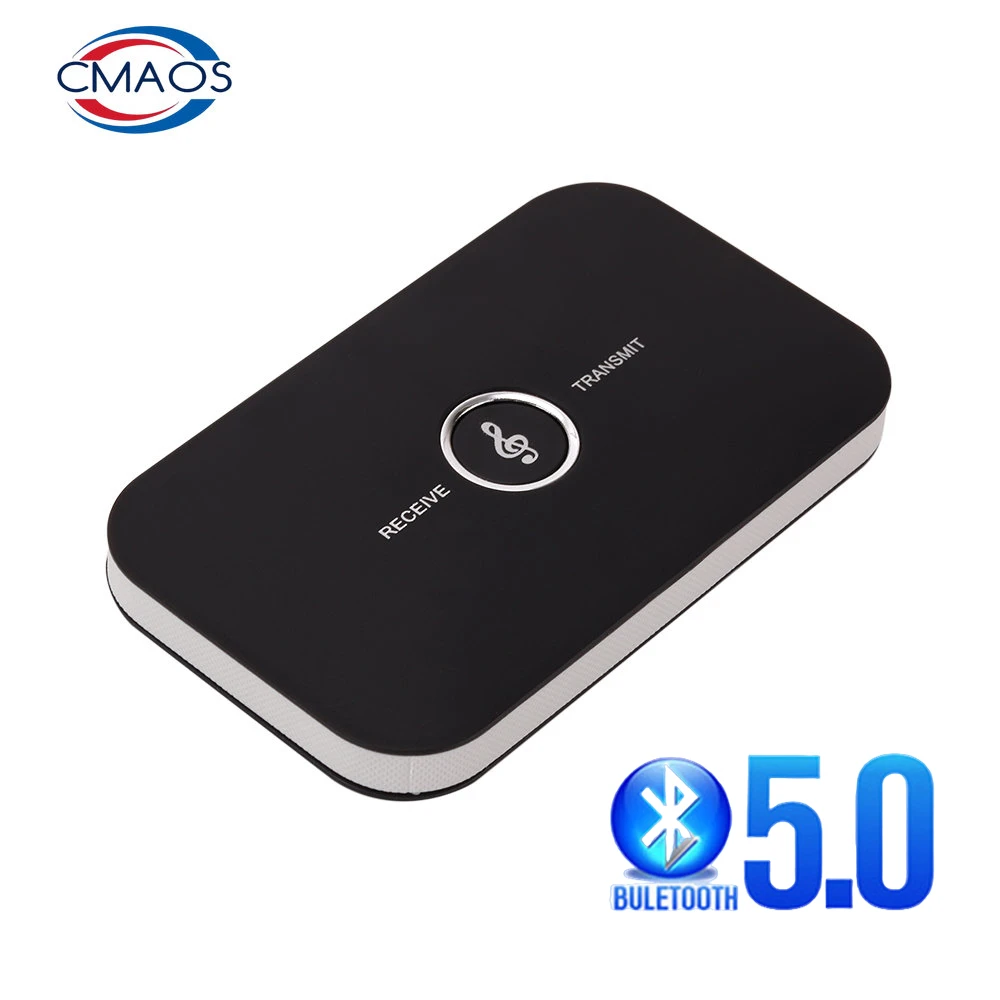 

B6 Bluetooth-Compatible Transmitter Receiver Wireless Audio Adapter For PC TV Headphone Car With 3.5mm AUX Music Receiver Sender