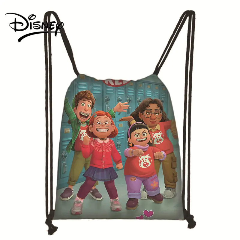 Disney Children's Bagsturning Red Youth Deformation Bundle Bag Sub Girls Bag
