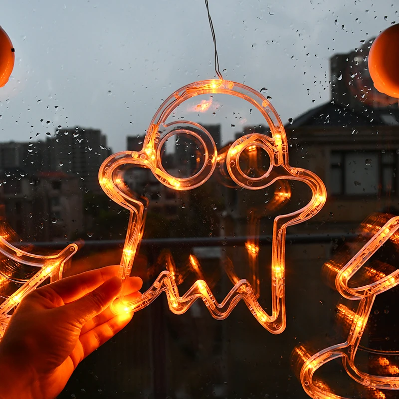 Подвесной светильник в виде тыквы призрака ведьмы шляпы