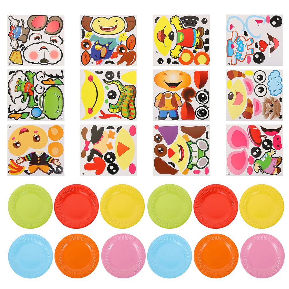 

Paper Plates Plate Set Zodiac Gifts Colored Kidscrafts Cute Book Sticker