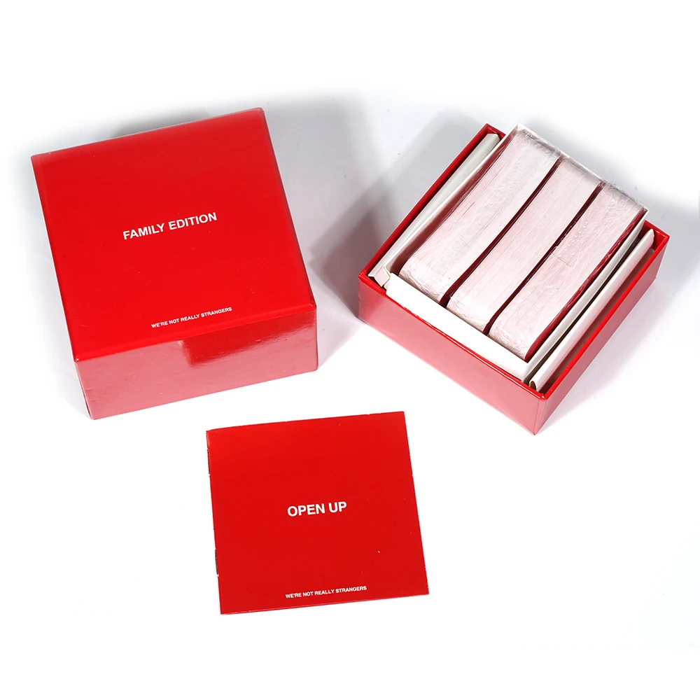 Карточная игра для разговора weare Not very Unknown Family Edition 150 развлекательная семейная