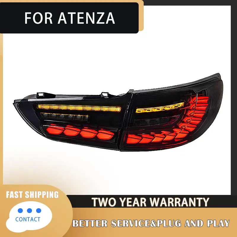 

Car accessories for Atenza Tail Lamp Mazda 6 Taillights 2014-2019 Mazda 6 Rear Light LED Lamp Dynamic Turn Signal DRL