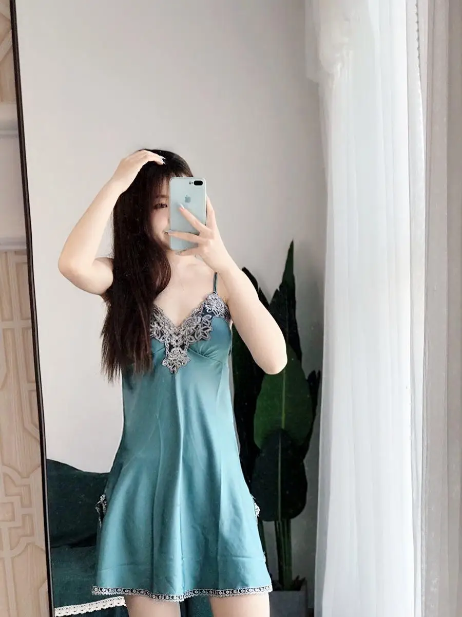 Ms Sexy pajamas Imitation silk pajamas, bathrobes, underwear, five piece set with suspenders, sexy women's home clothes, pajamas