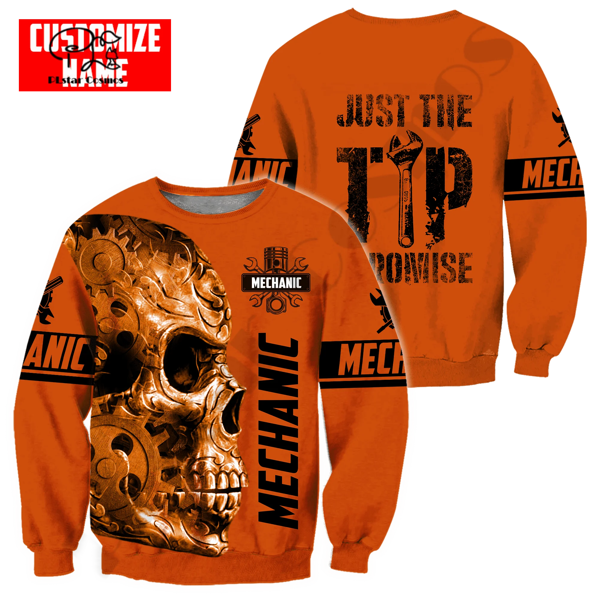 PLstar Cosmos 3 dпечатный новейший механический череп индивидуальное имя уникальное