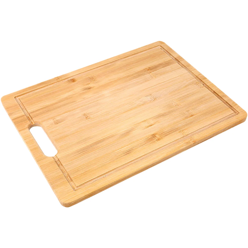 Bamboo Chopping Board Household Cutting Kitchen Block Tool Trays Fruits Jewelry Wood Portable Butcher