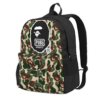 bape leisure travel backpack large capacity school storage bag backpack adult outdoor sports leisure bags suitable for men women