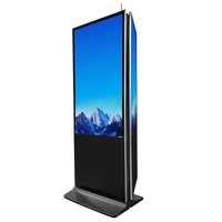 55 inch cheap price double side touch screen lcd monitor digital signage kiosk floor standing advertising display