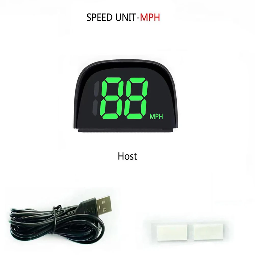

GPS проекционный дисплей MPH для всех автомобилей, цифровой спидометр HUD Plug and Play, большой шрифт, автомобильные аксессуары для электроники