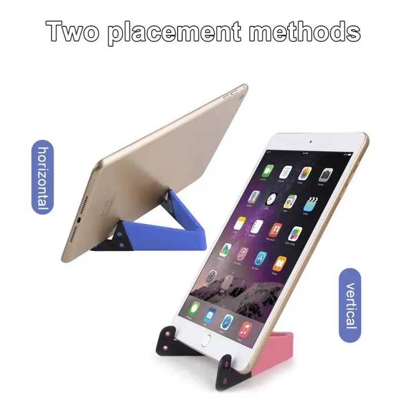 

Universal V Shape Phone Stand Holder For Mobile Phones Mini Folding Bracket For Smartphone ABS Environmentally Random Color Only
