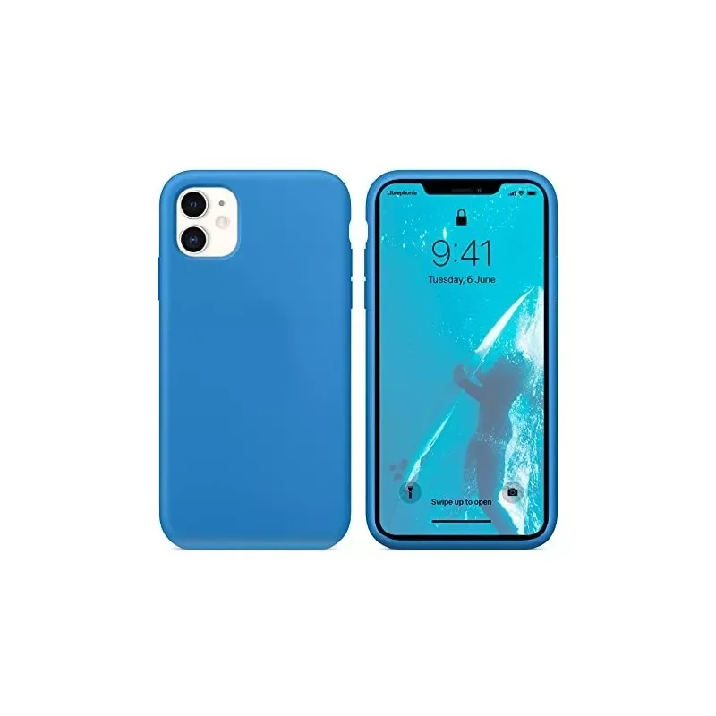 

NEW2023 Silicone Case 11 blue surfer | Librephonia