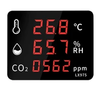 indoor air quality monitor desktop carbon dioxide gas co2 meter detector temperature humidity co2 monitor