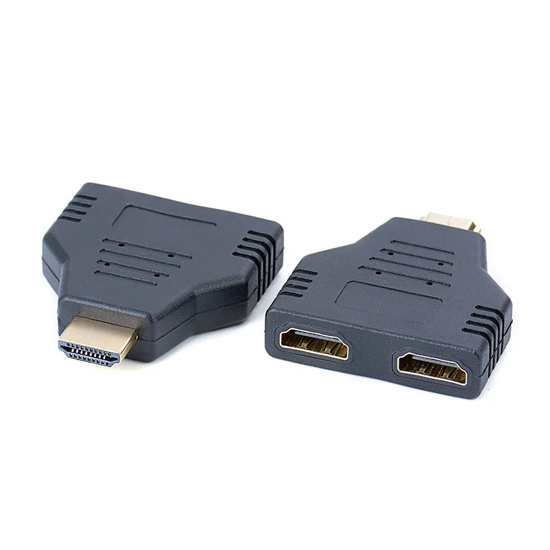 

1080P 1.4 HDMI-Compatible Male to 2 Female 1 In TO 2 Way Switch Out Port Y Splitter Adapter Converter DVD Audio Video Cable