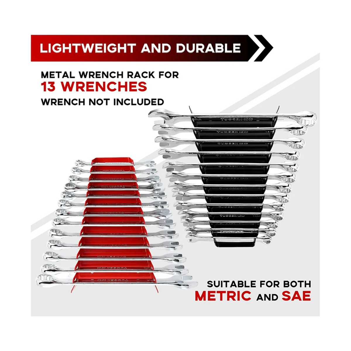 Металлический органайзер для гаечных ключей премиум-класса 2 упаковки настенные