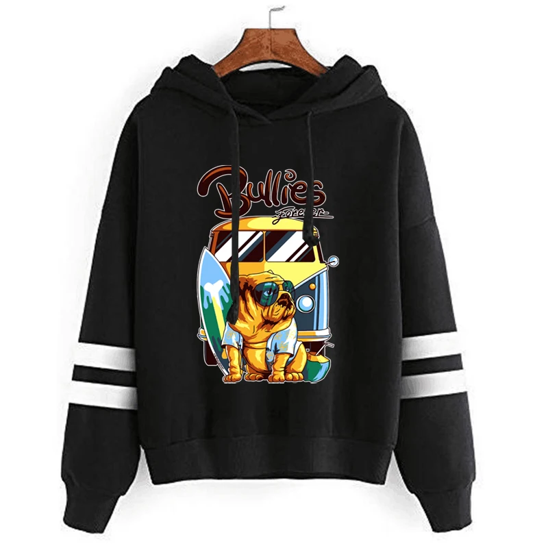 

Толстовка с принтом Kawaii Pug Y2K, эстетические толстовки, уличная одежда с принтом собаки, Женский Повседневный тренировочный костюм с капюшоно...