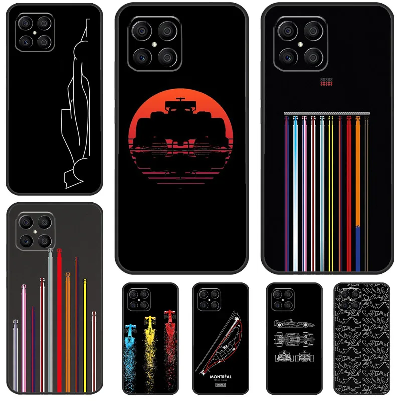 Минималистичная флейта F1 для Honor X6a X9a X9b X8a X7a X7 X8 X9 8X 9X 90 Lite 70 50 Magic 5 6 Pro чехол