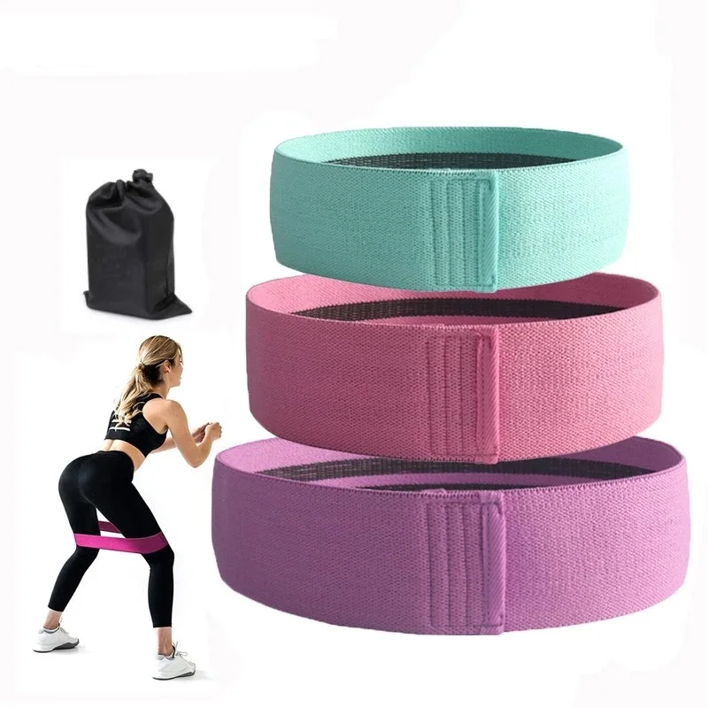 Durable Hip Circle Band Yoga Anti-slip Gym Hip Circle Expander Bands ExercisesGym Fitness Booty Band Home Workout