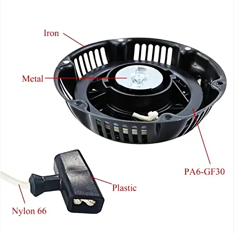 Фото Пусковой стартер для Briggs и Stratton 797747 CR2100 25T2 XR2100 25T3 13.5HP 420cc №3