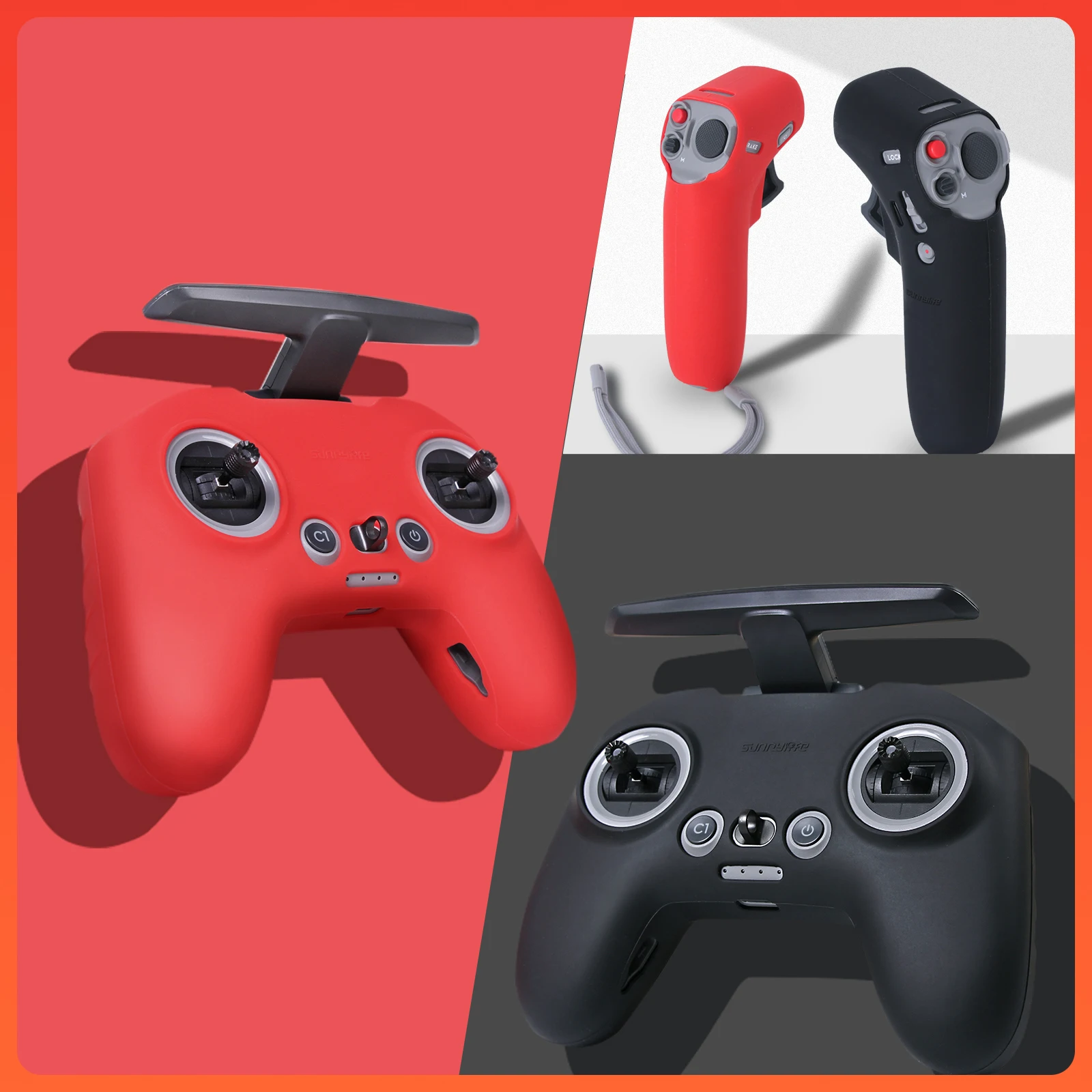 

For DJI FPV Motion Controller Silicone Protective Cover Anti-scratch Non-slip Case For FPV Controller Stick Drone Accessories