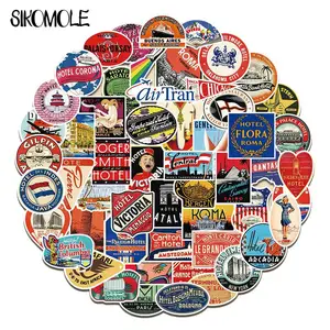 55 шт фирменная обувь в стиле ретро; В отеле граффити наклейки JDM 