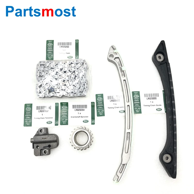 

LR 025000 025263 025632 025264 LR 095137 Натяжитель звездочки коленчатого вала направляющего рычага цепи ГРМ для Land Rover LR2 Evoque RRS Jaguar