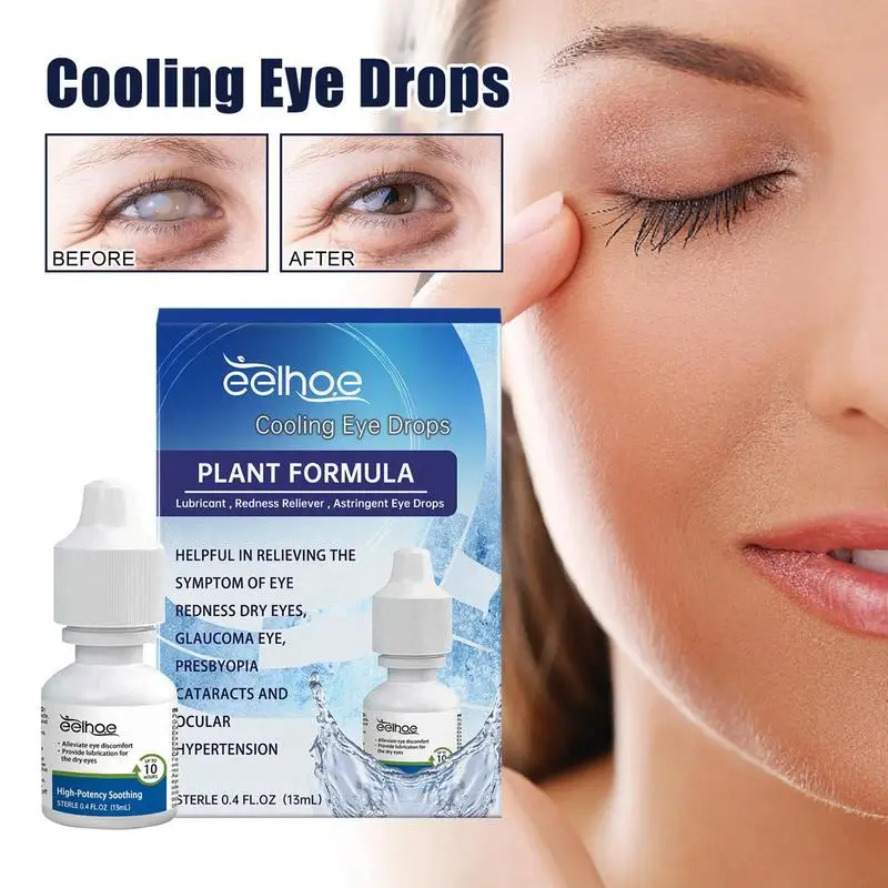 

Plant Formula Lubricant Eye Drops Pain Relief Removal Fatigue Relax Massage Dry Eyes Cooling Blurred Vision Removal eye cares