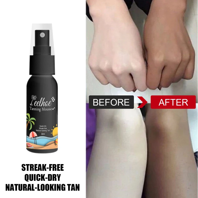 

30ML Long Lasting Sunless Tanning Self Tan Organic Self Tanner Natural Tan Mousse Long Lasting Bronze Fake Tan Body Lotion New