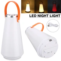 1pc led night light portable wireless lamp touch control bedside atmosphere lights creative home decorative lamps