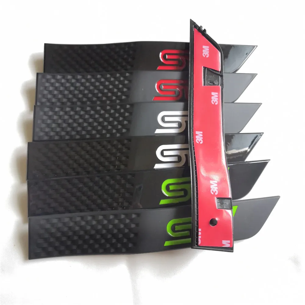 Наклейки на крылья 2 шт./компл. наклейки для бампера Subaru Badge ABS полоса бампер от