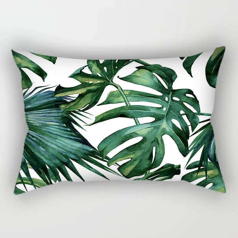 

Полиэстерная наволочка с принтом тропических растений