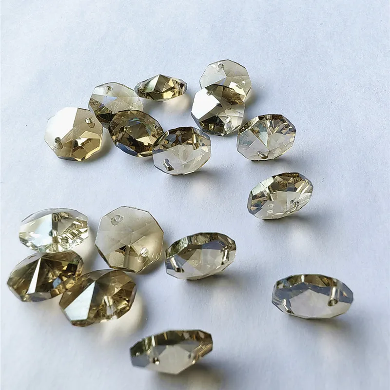 

Хрустальные бусины для люстры TZ, коньячного цвета, 250 шт.