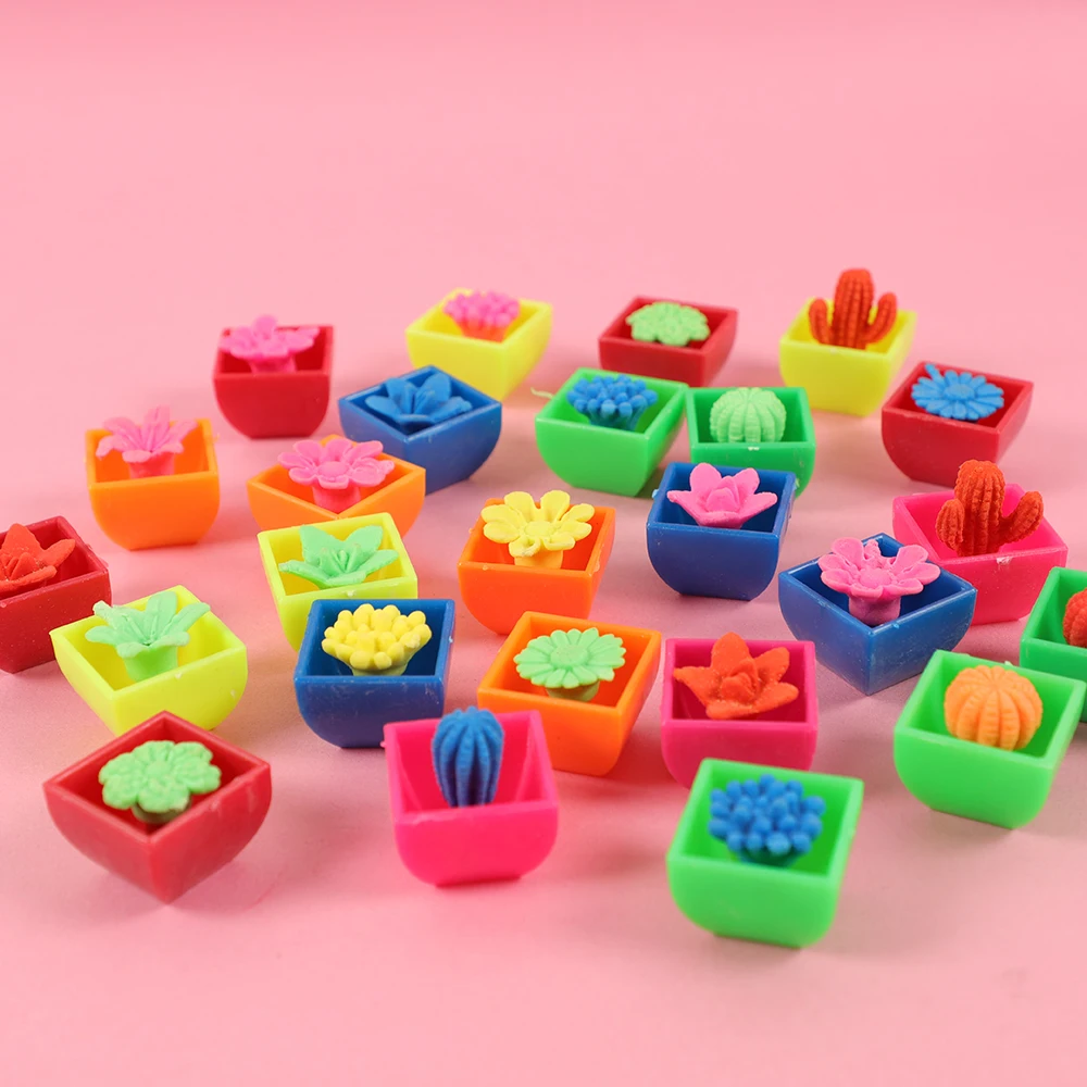 

10Pcs Magic Plant Cactus Toys Can Grow Expand Water-Absorbing Toy Kids Birthday Party Favor Giveaway Pinata Filler Treasure Box
