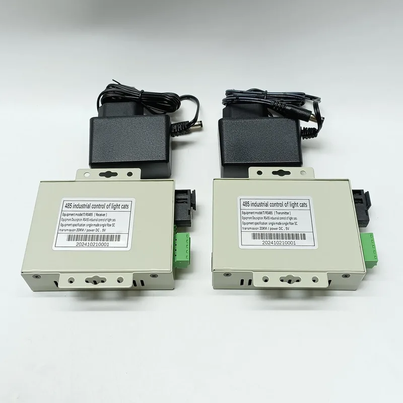 1 пара SC двунаправленный 485 оптоволоконный медиаконвертер трансивер RS485