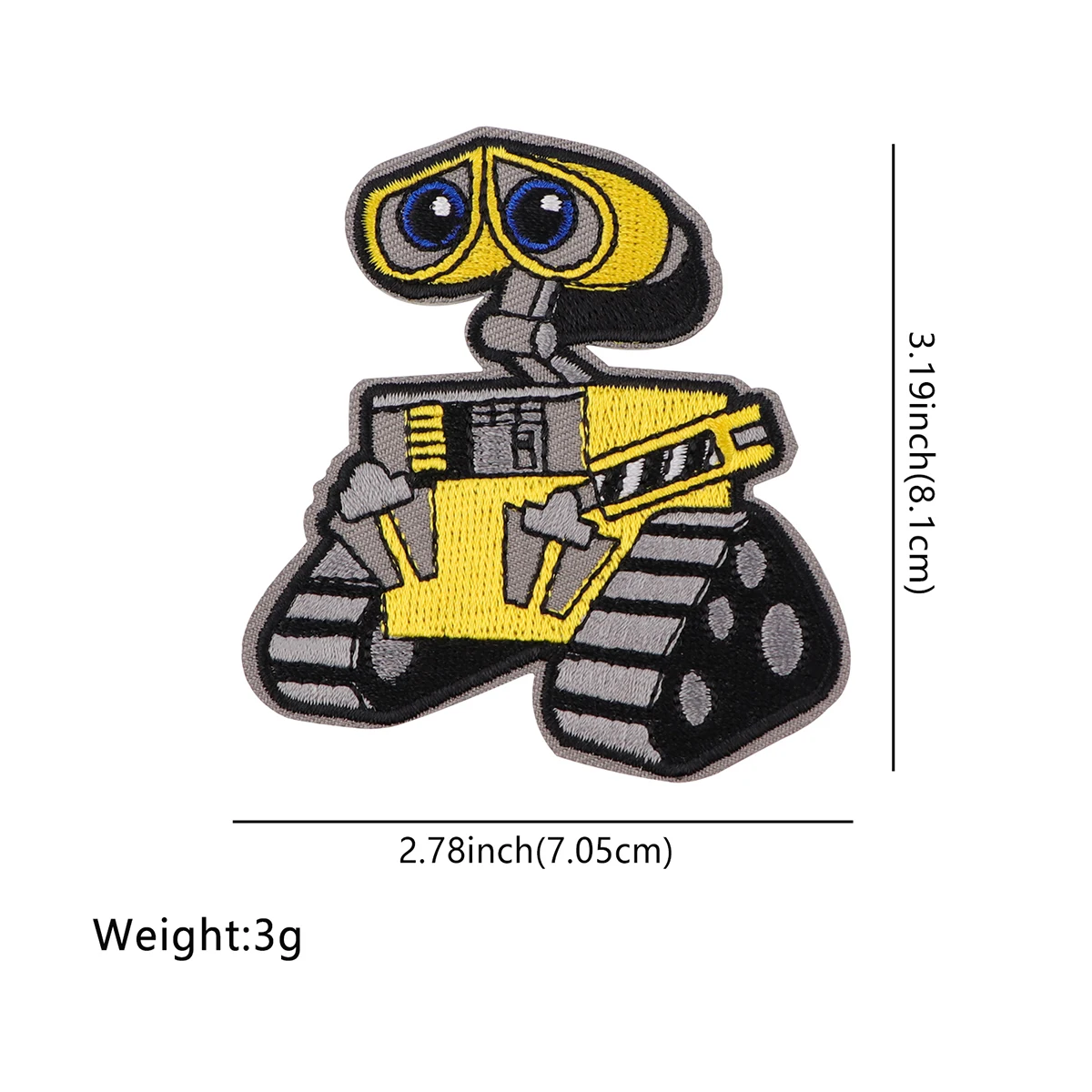 Симпатичные вышитые нашивки в виде роботов для одежды наклейки с мультяшным