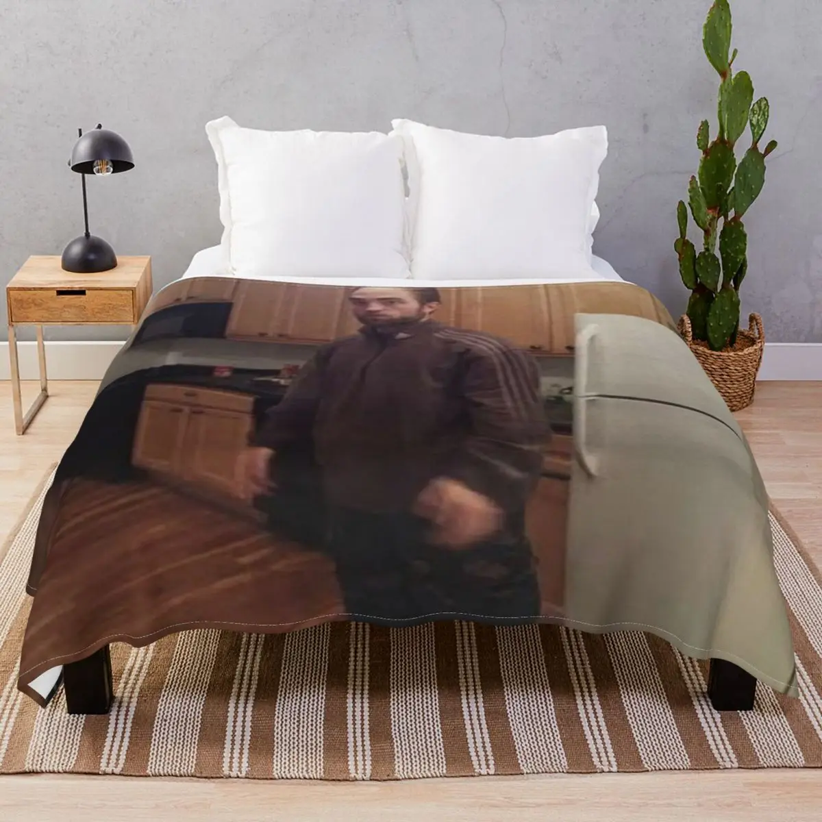 Chav Robert Pattinson Blanket Velvet Winter Super Warm Unisex Throw Blankets for Bedding Sofa Travel Office