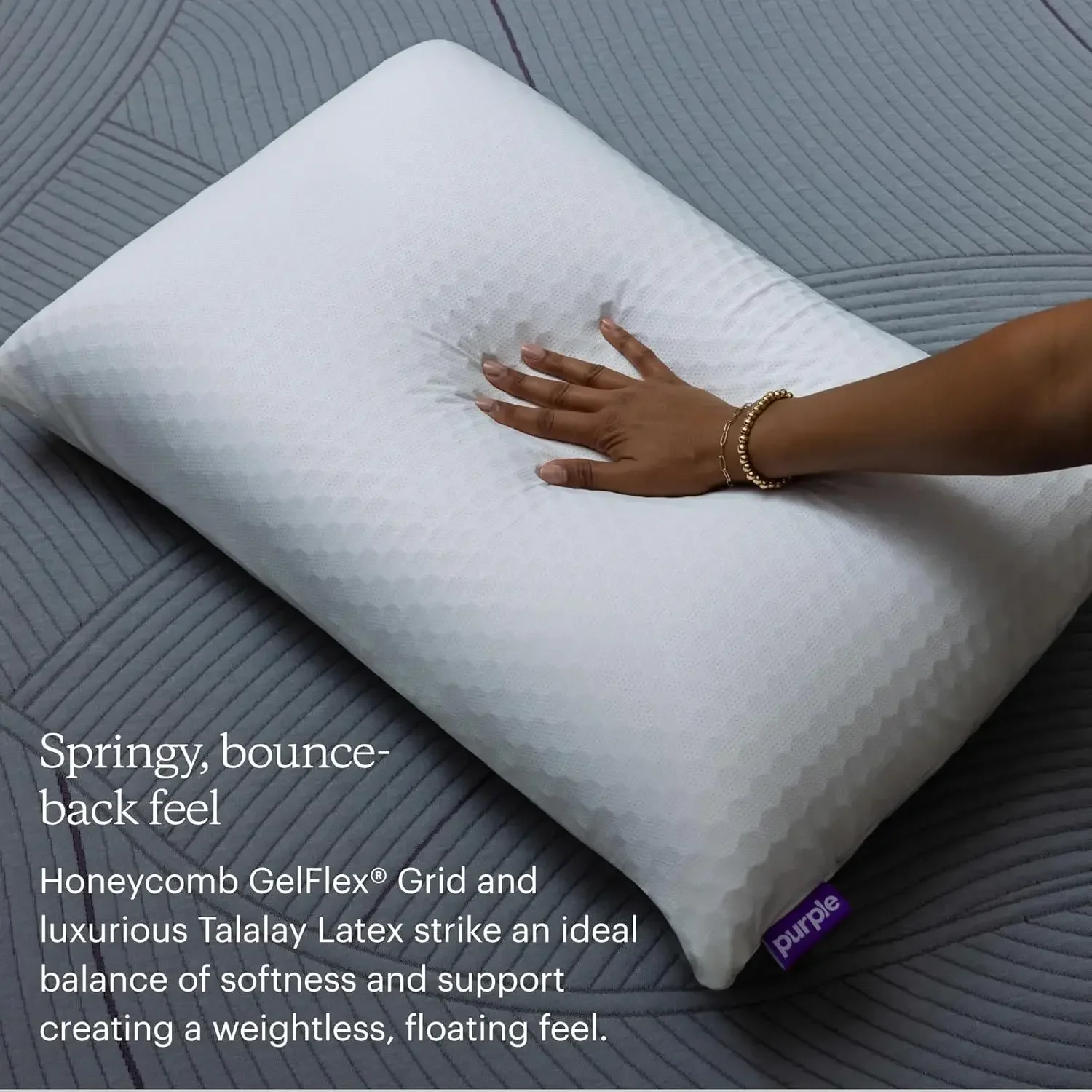 Подушка Harmony | The Greatest Pillow Ever Invented Hex Grid No Pressure Support Stays Cool Good Housekeeping Award Winning N