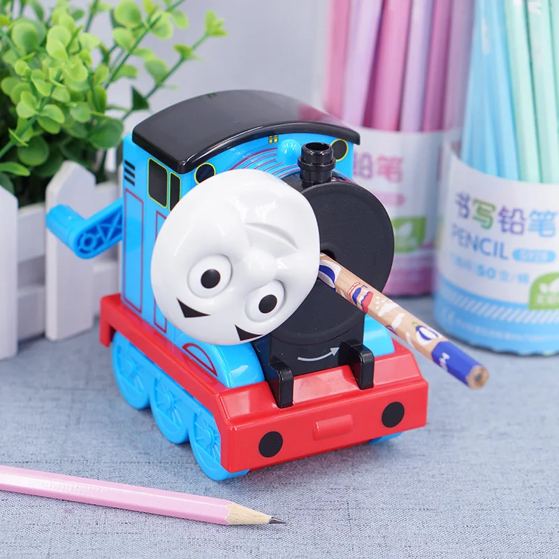 Thomas and Friends Large Pencil Sharpener Student Cartoon Creative Hand-cranked Stationery Gifts |
