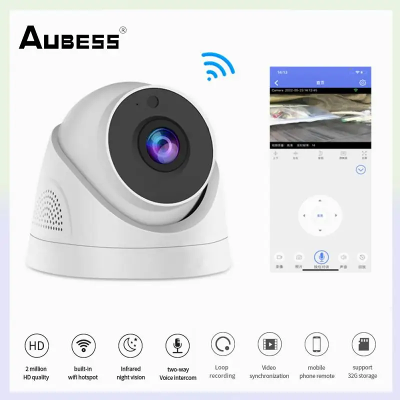 

360 Degree Mini Camcorders IP Camera 1080P HD AI Auto Tracking CCTV Surveillance Cameras Wifi Baby Monitor CCTV Small Camera