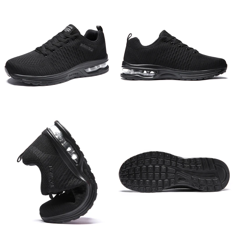 Hot Sale Light Air Cushion Men's Running Shoes Breathable Mesh Lace Up Men's Sneaker Outdoor Jogging Gym Designer Shoes Men 2020