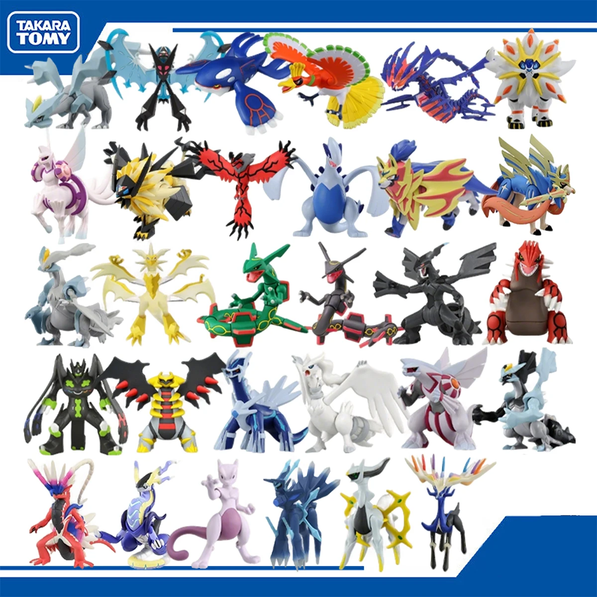 Фото Фигурки Покемонов Takara Tomy серии ML, Закиан, Замазента, Хо-О, Кюрем, Некрозма, Солгалео, Райкуаза, Этернатус, ПВХ-модели, игрушки, подарок №2