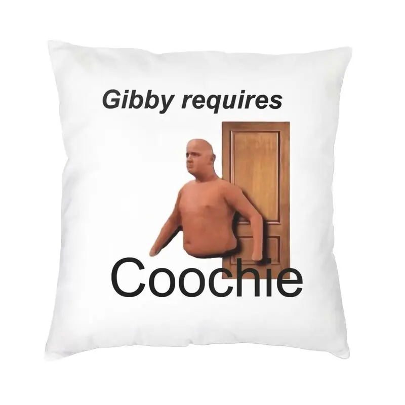 

Индивидуальный Гибби требует мягкой белой подушки, чехол, домашний декоративный 3D чехол с мультяшным рисунком для гостиной