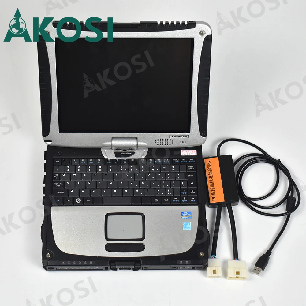 V2011A OBD2 диагностический инструмент для Hitachi автомобильный диагностический Электрический тестер экскаватор сверхмощный диагностический инструмент + ноутбук CF19