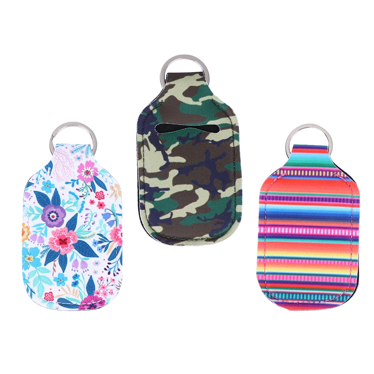 

Bottle Cover Neoprene Keychain Holder Carriers Lotion Plastic Go Containers