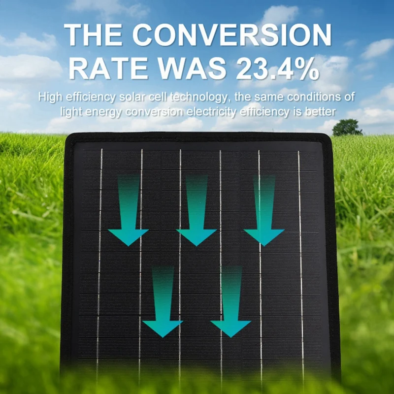 Солнечная панель 10W18V Зарядное устройство для автомобильного аккумулятора