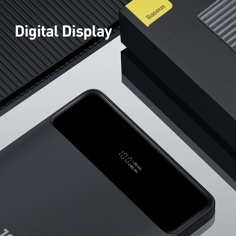 Cena Baseus PD 100W Power Bank 20000mAh Powerbank USB C Przenośna Zewnętrzna ładowarka Typu C Szybkie ładowanie Dla Macbook Pro Laptop