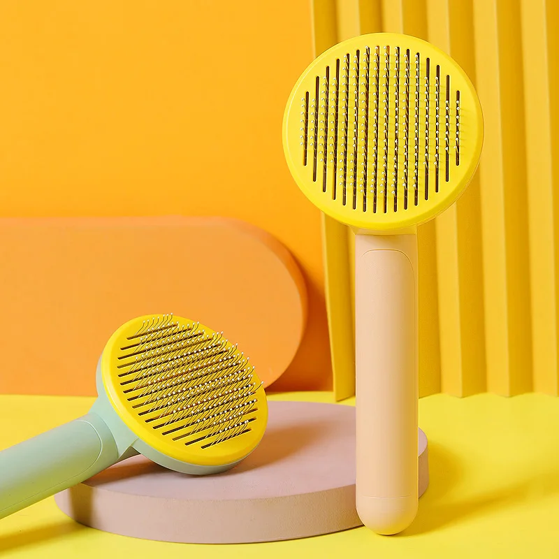 

Cat Comb To Float Hair Round Handle Needle Comb Open Knot Dog Hair Comb Cat Pet Dog Comb Hair Brush