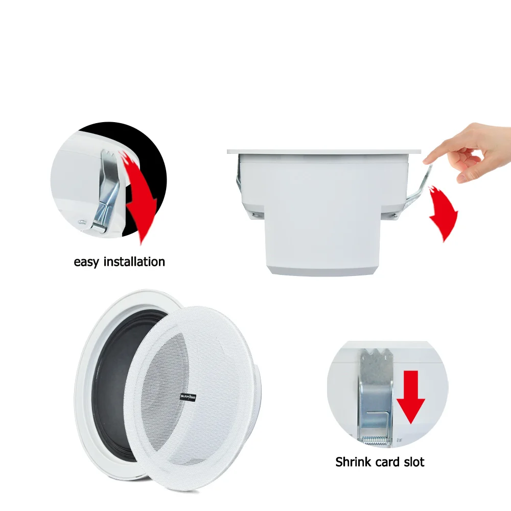 Влагостойкая и водонепроницаемая задняя крышка 6-дюймовый морской потолочный