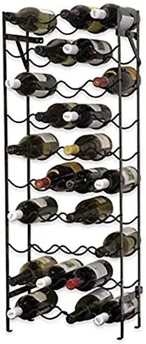 

Wine - 60 Bottle, Sturdy Metal Construction, Wobble-Free, Extra Large Standing and Mount Wine Holder Storage, Measures 39.5&#3